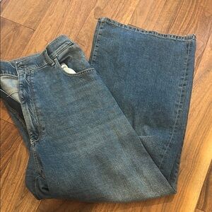 DL1961 Blue Wide Leg Jeans